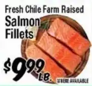 Western Beef Fresh Chile Farm Raised Salmon Fillets offer