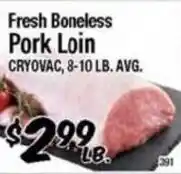 Western Beef Fresh Boneless Pork Loin offer