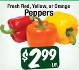 Western Beef Fresh Red, Yellow, or Orange Peppers offer