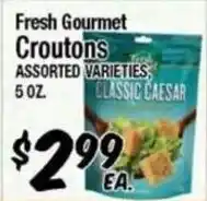 Western Beef Fresh Gourmet Croutons offer