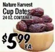Western Beef Nature Harvest cup dates offer