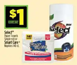 Dollar General Select Paper Towels offer