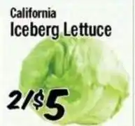 Western Beef California iceberg lettuce offer