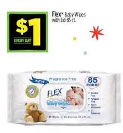 Dollar General Flex baby wipes offer
