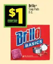 Dollar General Brillo Basics Soap Pads offer