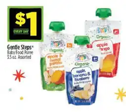 Dollar General Gentle Steps Baby Food Puree offer