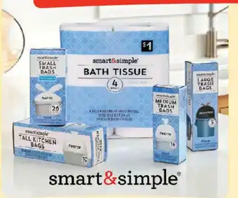 Dollar General Smart & Simple Bath Tissue offer
