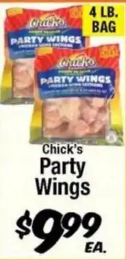 Western Beef Chick's Party Wings offer