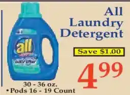 Market Basket All Laundry Detergent offer