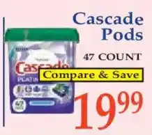 Market Basket Cascade Pods offer