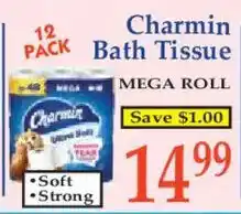 Market Basket Charmin bath tissue offer