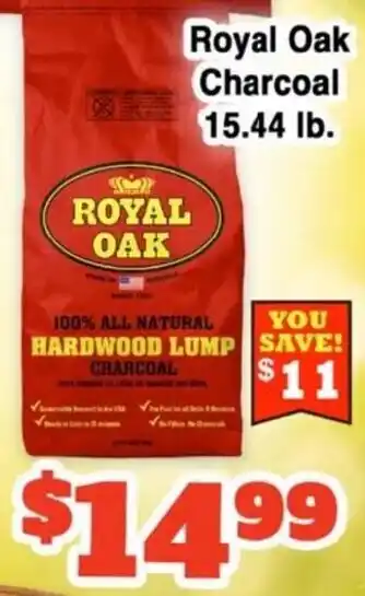 Western Beef Royal Oak charcoal offer