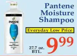 Market Basket Pantene moisture shampoo offer