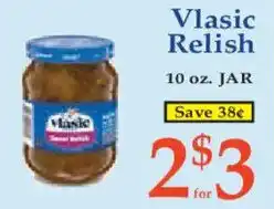Market Basket Vlasic Relish offer