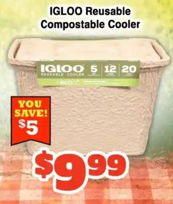 Western Beef Igloo reusable compostable cooler offer