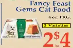Market Basket Fancy Feast Gems Cat Food offer