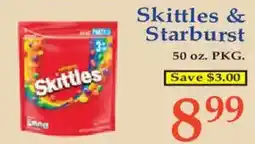 Market Basket Skittles & Starburst offer