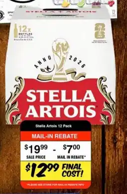Western Beef Stella Artois 12 Pack offer