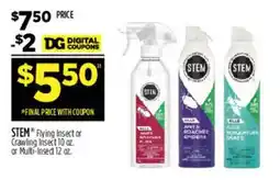 Dollar General stem flying insect or crawling insect offer