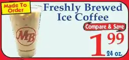 Market Basket M B Freshly Brewed Ice Coffee offer