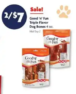 Family Dollar Good 'n' Fun Dog Bones offer