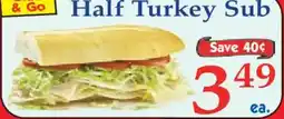 Market Basket Half Turkey Sub offer