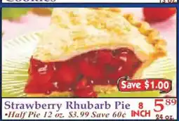 Market Basket Strawberry Rhubarb Pie offer
