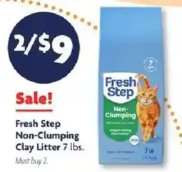 Family Dollar Fresh Step Non-Clumping Clay Litter offer