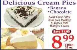 Market Basket Delicious Cream Pies offer