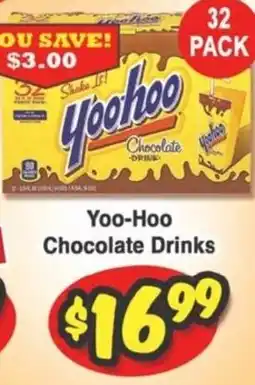Western Beef Yoo-Hoo Chocolate Drinks offer
