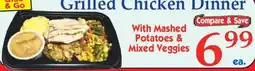 Market Basket Grilled Chicken Dinner offer