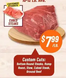 Western Beef Cubed Steaks offer