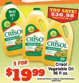 Western Beef Crisol Vegetable Oil offer