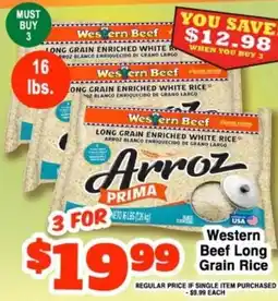 Western Beef Western Beef Long Grain Rice offer