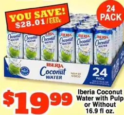Western Beef Iberia Coconut Water offer