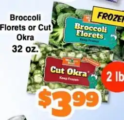 Western Beef Broccoli Florets or Cut Okra offer