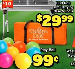 Western Beef Western Beef BBQ Grill with Carrying Case & Tools offer