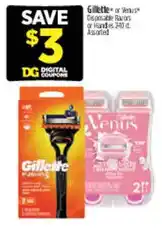 Dollar General Gillette Venus Disposable Razors offer