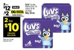 Dollar General Luvs protection offer