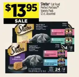 Dollar General Sheba cat food perfect portions variety pack offer