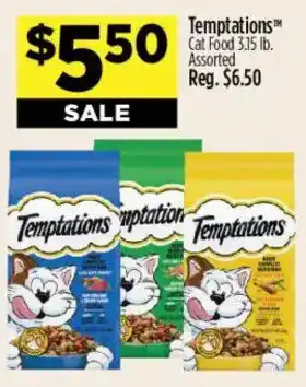 Dollar General Temptations Cat Food offer