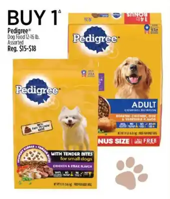 Dollar General Pedigree dog food offer