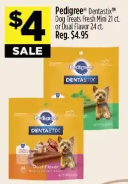 Dollar General Pedigree Dentastix Dog Treats offer