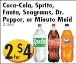 Ideal Food Basket Coca-Cola, Sprite, Fanta, Seagrams, Dr. Pepper, or Minute Maid offer