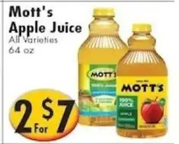Ideal Food Basket Mott's Apple Juice offer