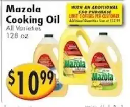 Ideal Food Basket Mazola Cooking Oil offer