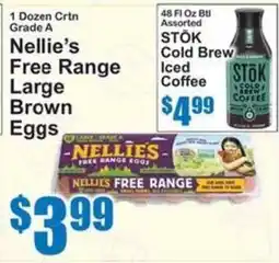 SuperFresh Nellie's Free Range Large Brown Eggs offer