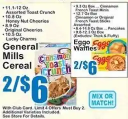 SuperFresh General Mills Cereal offer