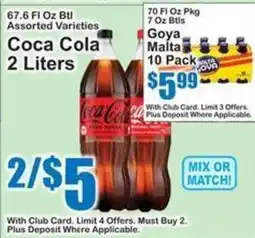SuperFresh Coca Cola 2 Liters offer
