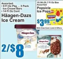 SuperFresh Häagen-Dazs ice cream offer